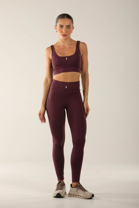 Legging Essencial Comfort - Italian Plum