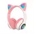 Fone De Ouvido Sem Fio Bluetooth Com Orelhas De Gato - loja online