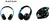 Imagem do Headphones esportivo dobrável sem fio com Bluetooth