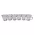 Conjunto de 6 Xícaras De Vidro Para Café Chá 70ML - DominoniConnection