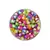 Cuentas plásticas con interior blanco x 10 unidades - tienda online