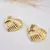 Brinco de Coração com Riscos - Ouro 18k - comprar online