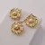Conjunto de Colar e Brincos Flor em Pérola - Ouro 18k na internet