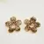 Brinco Flor Trabalhado - Ouro 18k - comprar online