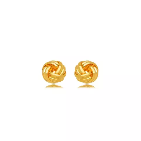 Brinco Entrelaçado Nó liso