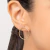 Brinco Argola Frontal Banhado a Ouro 18K - Rommanel Cód. 527243 - comprar online