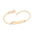 Pulseira minnie baby personalizável banhada a ouro 18k com aplicação de resina Cód. 552162 na internet
