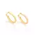Brinco Argola Banhado a Ouro 18K - Rommanel Cód. 520901