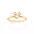 Anel Skinny Minnie Banhado a Ouro 18K - Rommanel Disney Cód. 513428