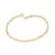 Pulseira Corações Banhada a Ouro 18K - Rommanel Cód. 552062