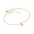 Pulseira com Mickey Banhada a Ouro 18K - Rommanel Disney Cód. 552127