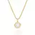 Gargantilha com Pingente Solitário Banhada a Ouro 18k - Rommanel Cód. 532005 - comprar online