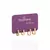Kit Brinco Retangular Banhado a Ouro 18K - Rommanel Cód. 527241 na internet