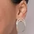 Maxi Brinco Oval Vazado Sobreposto Banhado a Ouro 18K - Rommanel Cód. 527409 - comprar online