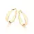 Brinco Argola Lisa com Base Larga – Banhado a Ouro 18K | Rommanel Cód. 522902 Coleção: Linha Permanente Rommanel