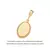 Pingente Medalha Personalizável com Esferas Banhado a Ouro 18K | Linha Permanente Rommanel | Cód. 542946 - comprar online