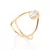 Anel Skinny Gota Banhado a Ouro 18K com Zircônia - Rommanel 513508