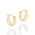 Brinco Argola Vazado Banhado a Ouro 18K – Cód. 523179