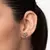 Brinco Flor Banhado a Ouro 18K com Zircônias - Rommanel Cód. 525460 - comprar online
