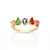 Anel Skinny Banhado a Ouro 18K com Cristais - Rommanel Cód. 513471