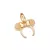 Pingente Tiara Minnie Banhado a Ouro 18K com Zircônia - Rommanel Disney Cód. 542838