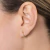 Brinco Meia Argola Quadrada Banhado a Ouro 18K - Rommanel Cód. 527457 - comprar online