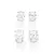 Kit Brinco Oval de Prata 925 com Zircônias - Rommanel Cód. 820210 na internet