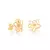 Brinco Flor Banhado a Ouro 18K com Zircônias - Rommanel Cód. 525460 na internet