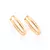 Brinco Argola Oval Banhado a Ouro 18K Rommanel | Cód. 520808