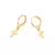 Brinco Argola Cruz com a Palavra Fé Banhado a Ouro 18k - Rommanel Cód. 527044 - SIMONE DUQUE JOIAS