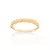 Meia Aliança Mini Flores Banhada a Ouro 18K Rommanel - Cód. 513384