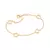 Pulseira Flores com Corrente Fina – Banhada a Ouro 18K | Rommanel Cód. 552194