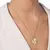 Pingente Rommanel Folha Ondulada Banhado a Ouro 18K - Cód. 542939 - comprar online