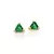 Brinco Solitário Triangular Banhado a Ouro 18K com Cristais - Rommanel Cód. 527306