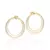 Maxi Brinco Redondo Banhado a Ouro 18K - Rommanel Cód. 527431