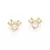 Brinco Disney Minnie Banhado a Ouro 18K com Zircônias - Rommanel Cód. 527228 na internet