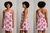 Vestido Estampado ombro único com cinto na internet
