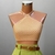 Cropped Tricô Triângulo Costa Nua - comprar online