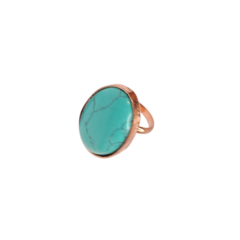 Anillo de Cobre con Turquesa