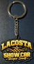 llavero logo original dorado y nergro