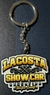 llavero logo original blanco y dorado