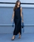 Vestido Feminino Midi Roma Linho