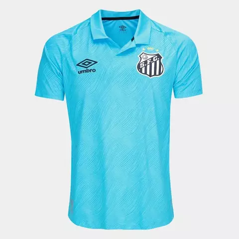 Camisa Santos 25/26 Torcedor Edição Especial Umbro Masculina - Azul+Preto