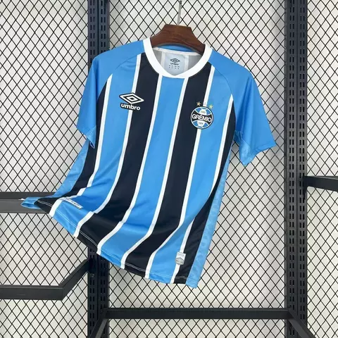 Camisa Grêmio I 25/26 - Torcedor Umbro Masculina - Azul e preta
