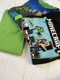 Pijama Minecraft (3 piezas) - 14 años