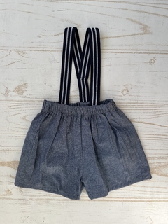 Short con tirantes - 18 meses