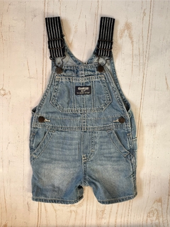 Jardinero short jean - 9 meses - comprar online