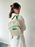 MOCHILA CORINA MANTECA / VERDE en internet