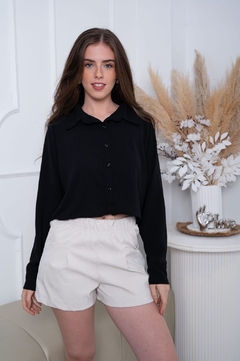 CAMISA CROP (Laura) - Suxe Moda