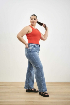 Imagen de JEANS WIDE LEG SUIZA PLUS SIZE